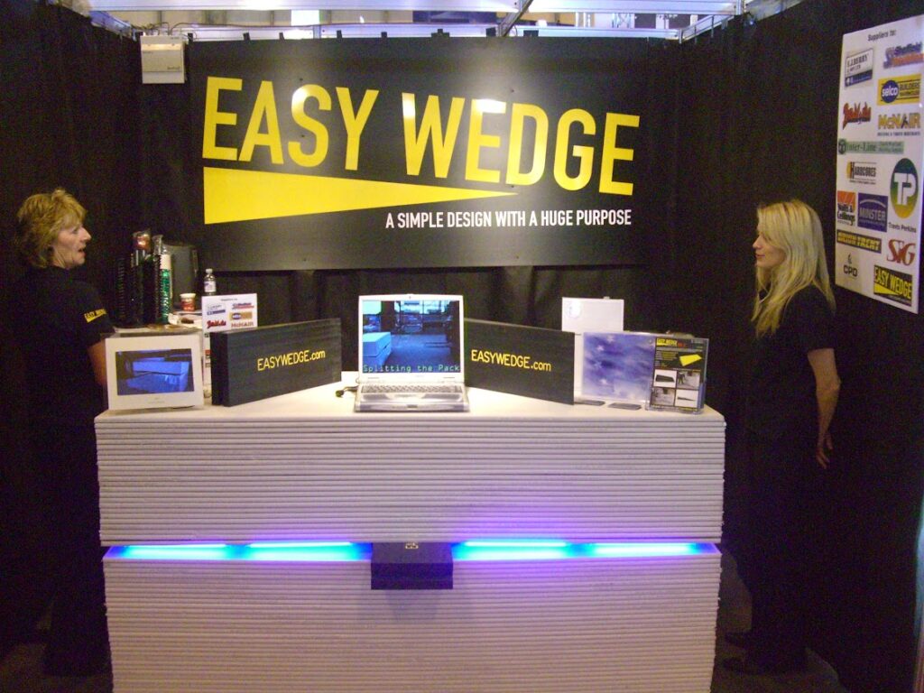 Easy Wedge stand at the 2007 Interbuild trade show