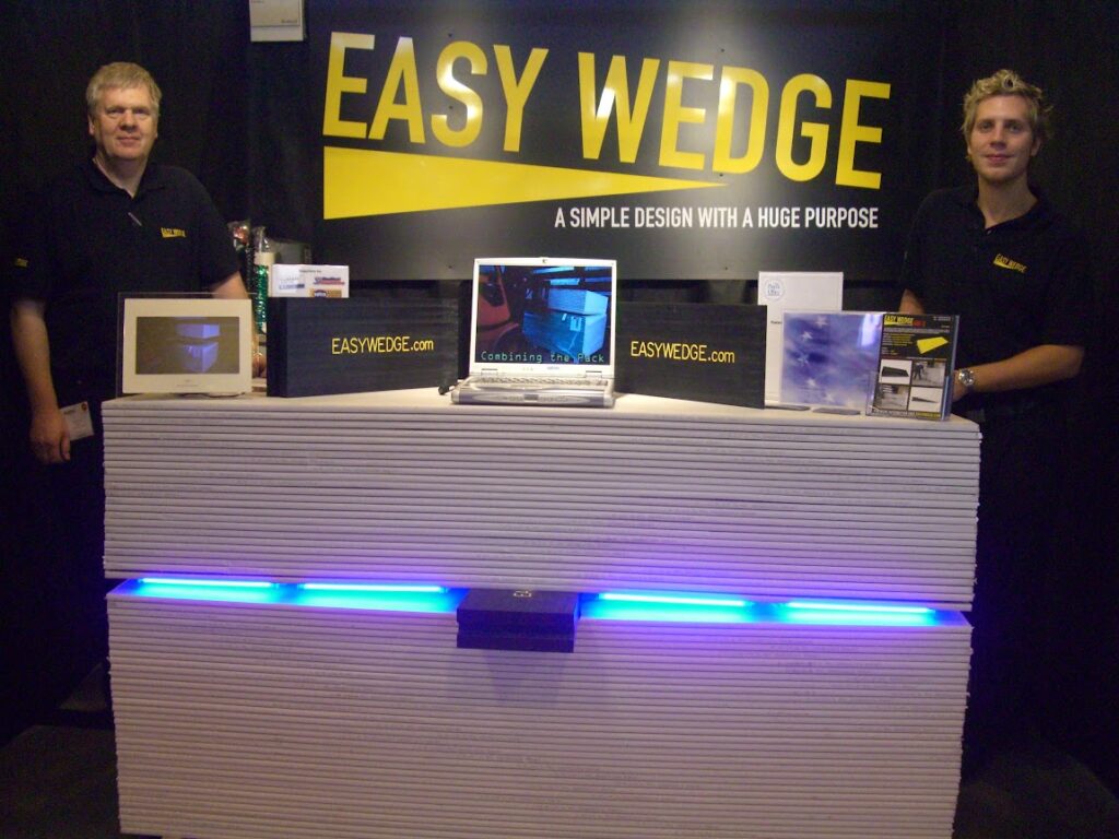 Easy Wedge stand at the 2007 Interbuild trade show