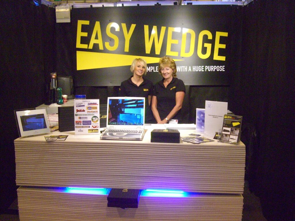 Easy Wedge stand at the 2007 Interbuild trade show